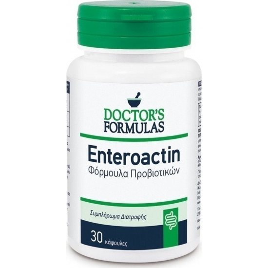 Doctor's Formulas - Enteroactin 400mg Φόρμουλα προβιοτικών - 30 κάψουλες
