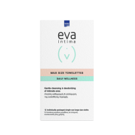 Intermed - Eva Intima Fresh & Clean Maxi Size Towelettes Individual Packs Μαλακά πανάκια για καθημερινό καθαρισμό - 12τμχ
