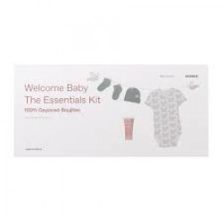 Korres - Welcome baby the essentials kit με Κορμάκι - 1τμχ & Καλτσάκια - 1τμχ & Σκουφάκι - 1τμχ & Κρέμα αλλαγής πάνας - 20ml