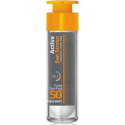 Frezyderm - Active Sun Screen  Innovative Tinted Fluid Tinted Face Fluid SPF50+ Aντιηλιακή κρέμα με χρώμα - 50ml