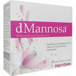 Frezyderm - dMannosa Συμπλήρωμα Διατροφής για την Υγεία του Ουροποιητικού Συστήματος - 14 φακελίσκοι