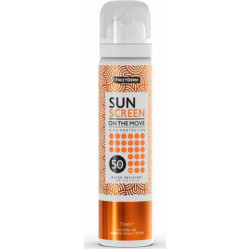 Frezyderm - Sun Screen on the Move Αδιάβροχο Αντηλιακό Προσώπου και Σώματος SPF50 Spray 75ml