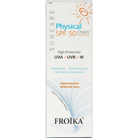 Froika - Physical Suncare Tinted Cream Αντηλιακό Προσώπου SPF50 με Χρώμα - 50ml