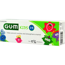 Sunstar - Gum kids toothpaste strawberry Παιδική οδοντόκρεμα φράουλα από 2 έως 6 ετών - 50ml