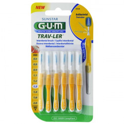 Sunstar - Gum trav-ler tapered interdental brush (1514) Μεσοδόντια βουρτσάκια 1,3mm - 6τμχ