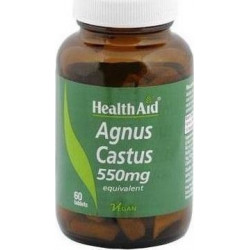Health Aid - Agnus Castus 550mg Συμπλήρωμα διατροφής για την ισορροπία του γυναικείου κύκλου - 60tabs
