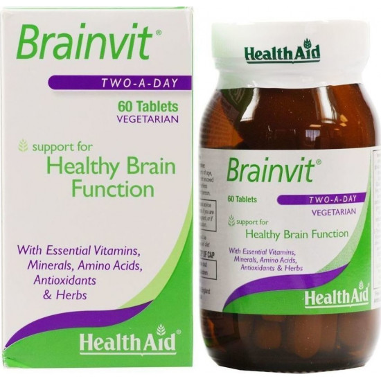 Health Aid - Brainvit Συμπλήρωμα διατροφής για την ενίσχυση της μνήμης - 60tabs