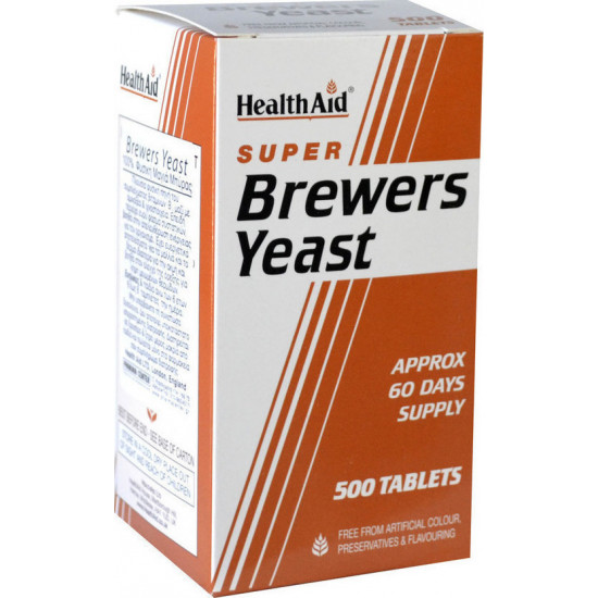 Health Aid - Brewers Yeast Μαγιά μπύρας - 500 ταμπλέτες