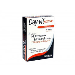 Health Aid - Day-vit Active Co Q10-Ginseng - 30tabs