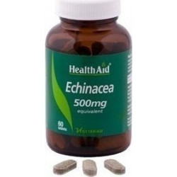 Health Aid - Echinacea 500mg Για Ενίσχυση Της Φυσικής Άμυνας Του Οργανισμού - 60 ταμπλέτες