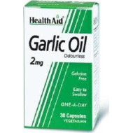 Health Aid - Garlic Oil 2mg Vegetarian Έλαιο Σκόρδου - 30caps