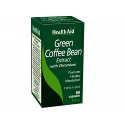 Health Aid - Green Coffee Bean Εκχύλισμα πράσινου καφέ - 60caps