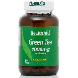 Health Aid - Green tea 1000mg Πράσινο τσάι ιδανικό για αδυνάτισμα και αποτοξίνωση - 60tabs