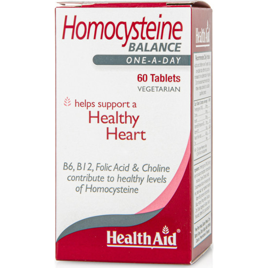 Health Aid - Homocysteine balance Συμπλήρωμα διατροφής για την υγεία του καρδιαγγειακού συστήματος - 60tabs