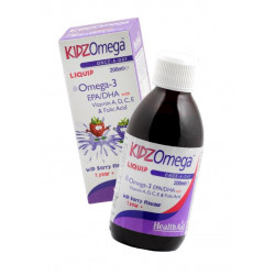 Health Aid - Kidz Omega Liquid Σιρόπι Βατόμουρο - 200ml