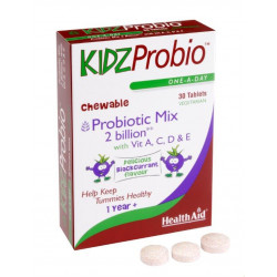 Health Aid - Kidz Probio Προβιοτικά με βιταμίνες για παιδιά - 30 ταμπλέτες