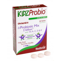 Health Aid - Kidz Probio Προβιοτικά με βιταμίνες για παιδιά - 30 ταμπλέτες