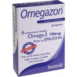 Health Aid - Omegazon 750mg Συμπλήρωμα Διατροφής - 30caps