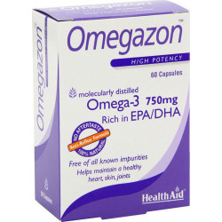 Health Aid - Omegazon 750mg Συμπλήρωμα Διατροφής - 60caps