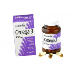 Health Aid - Omega 3 750mg - 30 κάψουλες