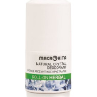 Macrovita - Natural Crystal Deodorant Roll-On Herbal Φυσικός αποσμητικός κρύσταλλος - 50ml