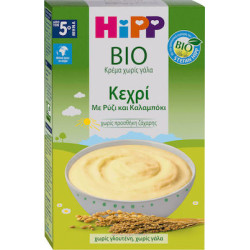 Hipp - Κρέμα Δημητριακών Βιολογικής καλλιέργειας Κεχρί με Ρύζι & Καλαμπόκι μετά τον 5ο μήνα - 200gr