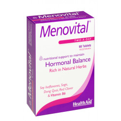 Health Aid - Menovital Hormonal Balance Rich in Natural Herbs - 60 tabs