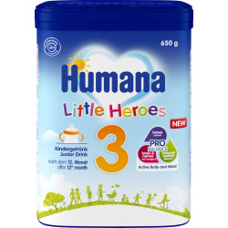 Humana - Optimum 3 little heroes 12m+ Βρεφικό γάλα σε σκόνη μετά τον 12ο μήνα - 650gr