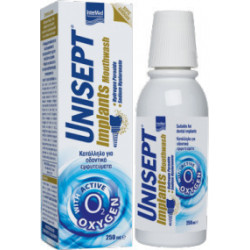 Intermed - Unisept Implants Mouthwash Στοματικό διάλυμα κατάλληλο για Οδοντικά Εμφυτεύματα - 250ml
