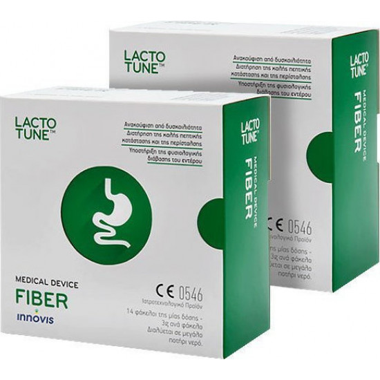 Innovis - Lactotune fiber Συμπλήρωμα διατροφής κατά της δυσκοιλιότητας - 2x14 φακελίσκοι