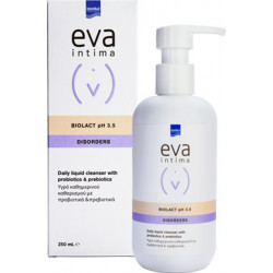 Intermed - Eva Intima Biolact pH 3.5 Disorders Υγρό Καθημερινού Καθαρισμού με Προβιοτικά και Πρεβιοτικά - 250ml