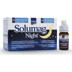 Intermed - Solumag Night 155mg Συμπλήρωμα Διατροφής 15 Φιαλίδια x 10ml