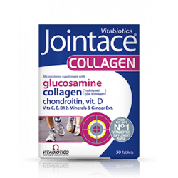 Vitabiotics - Jointace Collagen Υποστήριξη χόνδρου αρθρώσεων - 30tabs