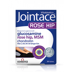 Vitabiotics - Jointace Rose HIP & MSM Κινητικότητα των αρθρώσεων - 30tabs