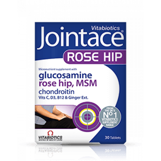 Vitabiotics - Jointace Rose HIP & MSM Κινητικότητα των αρθρώσεων - 30tabs