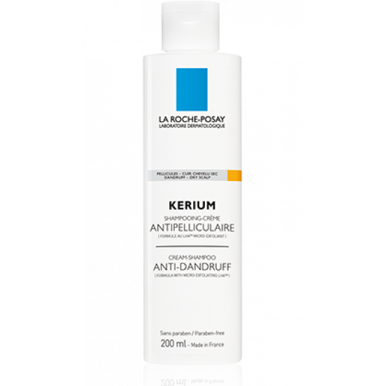 La Roche-Posay - Kerium Creme shampoo Αντιπιτυριδικό σαμπουάν-κρέμα για μικρο-απολέπιση & συχνή χρήση - 200ml