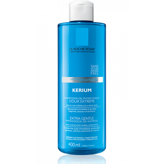 La Roche-Posay - Kerium Extra Gentle Gel Shampoo Απαλό σαμπουάν συχνής χρήσης για κανονικά μαλλιά - 400ml