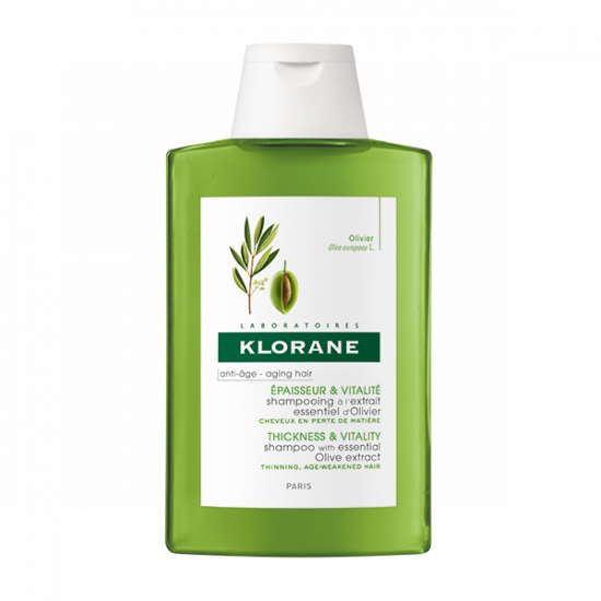 Klorane - Shampoo Anti-Age Olivier Σαμπουάν με καθαρό εκχύλισμα ελιάς Πελοποννήσου - 200ml