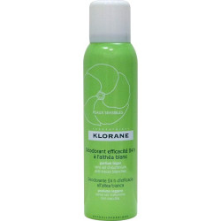 Klorane - Deodorant Efficacite 24h A L' Althea Blanc Απαλό Αποσμητικό με Λευκή Αλθέα Χωρίς άλατα αλουμινίου - 125ml