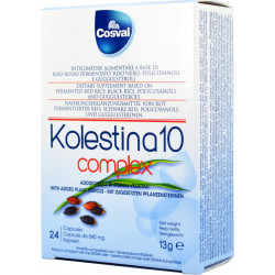 Cosval - Kolestina 10 Complex Συμπλήρωμα διατροφής για την Χοληστερίνη - 24κάψουλες