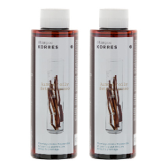 Korres - Σαμπουάν Γλυκύρριζα & Τσουκνίδα για λιπαρά μαλλιά 1+1 ΔΩΡΟ - 250ml