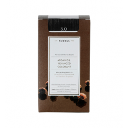 Korres - Argan Oil Advanced Colorant No 3.0 Καστανό Σκούρο Φυσικό - 50ml