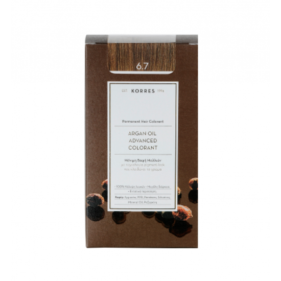 Korres - Argan Oil Advanced Colorant No 6.7 Κακάο - 50ml