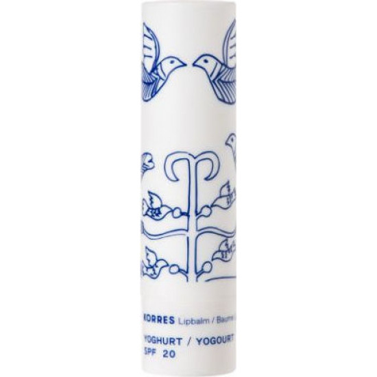 Korres - Lip balm greek yoghurt SPF20 Ενυδατική φροντίδα χειλιών γιαούρτι με αντηλιακή προστασία - 4.5gr