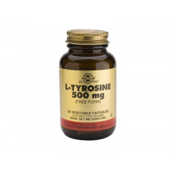 Solgar - L-Tyrosine 500mg Συμπλήρωμα διατροφής για νοητική εγρήγορση - 50 φυτικές κάψουλες