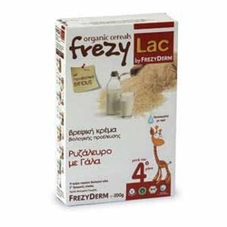 Frezylac - Bio Cereal Κρέμα Ρυζάλευρο με Γάλα για Βρέφη μετά τον Τέταρτο Μήνα.- 200gr