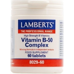 Lamberts - B-50 complex Συμπλήρωμα διατροφής για υγιές νευρικό σύστημα - 60tabs