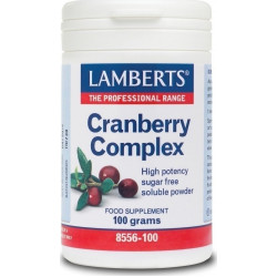 Lamberts - Cranberry complex powder Συμπλήρωμα διατροφής cranberry για την υγεία του ουροποιητικού συστήματος - 100gr