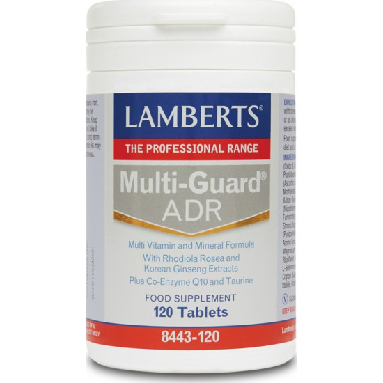 Lamberts - Multi-guard ADR Πολυβιταμίνη για την αντιμετώπιση της κόπωσης - 120tabs