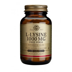Solgar - L-Lysine 1000mg Λυσίνη Με Αντιοξειδωτικές Ιδιότητες - 50 ταμπλέτες